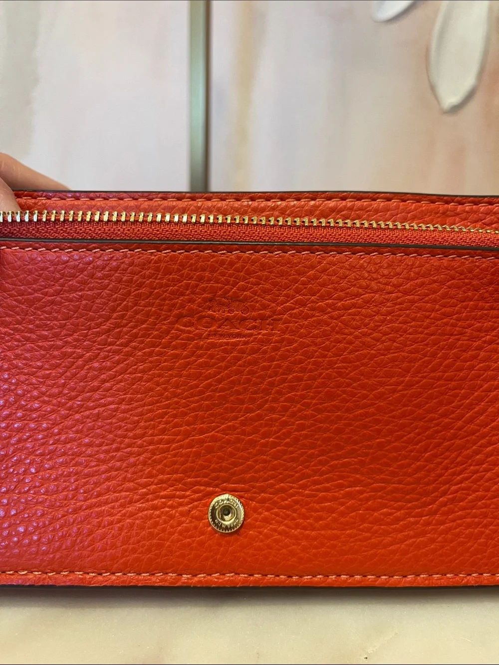 Coach Anna Crossbody Crossbody Bag- Bright Orange